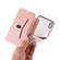 iPhone XS Max Bronzing Plating PU + TPU Horizontal Flip Leather Case with Holder & Card Slot - Pink White