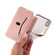 iPhone XS Max Bronzing Plating PU + TPU Horizontal Flip Leather Case with Holder & Card Slot - Pink Purple