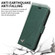 iPhone XS Max GQUTROBE Right Angle Leather Phone Case - Green