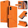 iPhone XS Max GQUTROBE Right Angle Leather Phone Case - Orange