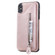 iPhone XS Max Solid Color Double Buckle Zipper Shockproof Protective Case - Rose Gold