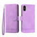 iPhone XS Max Dierfeng Dream Line TPU + PU Leather Phone Case - Purple