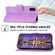 iPhone XS Max Dierfeng Dream Line TPU + PU Leather Phone Case - Purple