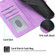 iPhone XS Max Dierfeng Dream Line TPU + PU Leather Phone Case - Purple