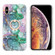 iPhone XS Max Ring Holder 2.0mm Airbag TPU Phone Case - Ink Green Marble