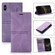 iPhone XS Max Dream Magnetic Suction Business Horizontal Flip PU Leather Case with Holder & Card Slot & Wallet - Purple