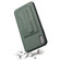 iPhone XS Max Fierre Shann Full Coverage Protective Leather Case with Holder & Card Slot - Green