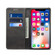 iPhone XS Max Suteni Calf Texture Horizontal Flip Leather Case with Holder & Card Slots & Wallet - Black