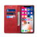 iPhone XS Max Suteni Calf Texture Horizontal Flip Leather Case with Holder & Card Slots & Wallet - Red