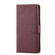 iPhone XS Max Frosted Anti-theft Brush Horizontal Flip Leather Case with Holder & Card Slots & Wallet - Wine Red