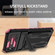 iPhone XS Max Kickstand Armor Card Wallet Phone Case - Pink