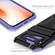 iPhone XS Max Kickstand Armor Card Wallet Phone Case - Purple