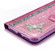 iPhone XS Max Glitter Powder Butterfly Leather Phone Case - Purple