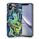 iPhone XS Max Laser Glitter Watercolor Pattern Shockproof Protective Case - FD4