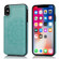 iPhone XS Max Double Buckle Mandala Pattern PU+TPU Protective Case with Card Slots & Holder & Photo Frame - Green