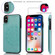 iPhone XS Max Double Buckle Mandala Pattern PU+TPU Protective Case with Card Slots & Holder & Photo Frame - Green