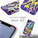 iPhone XS Max Laser Glitter Watercolor Pattern Shockproof Protective Case - FD3