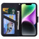 iPhone XS Max Cartoon Buckle Horizontal Flip Leather Phone Case - Black