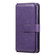 iPhone XS Max Multifunctional Magnetic Copper Buckle Horizontal Flip Solid Color Leather Case with 10 Card Slots & Wallet & Holder & Photo Frame - Purple