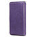 iPhone XS Max Multifunctional Magnetic Copper Buckle Horizontal Flip Solid Color Leather Case with 10 Card Slots & Wallet & Holder & Photo Frame - Purple