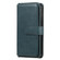 iPhone XS Max Multifunctional Magnetic Copper Buckle Horizontal Flip Solid Color Leather Case with 10 Card Slots & Wallet & Holder & Photo Frame - Dark Green