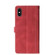 iPhone XS Max Stitching Skin Feel Magnetic Buckle Horizontal Flip PU Leather Case with Holder & Card Slots & Wallet - Red