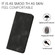 iPhone XS Max Heart Pattern Skin Feel Leather Phone Case - Black
