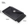 Ultra-thin Elasticity Mobile Phone Leather Case Waist Bag 5.5-6.5 inch Phones, Size: M - Black