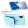 iPhone XS Max BF28 Frosted Card Bag Phone Case with Holder - Blue