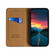 iPhone XS Max Grid Texture Magnetic PU + TPU Horizontal Flip Leather Case with Holder & Card Slot - Blue