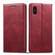 iPhone XS Max LC.IMEEKE RFID Anti-theft Leather Phone Case - Red