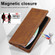 iPhone XS Max LC.IMEEKE RFID Anti-theft Leather Phone Case - Brown