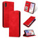 iPhone XS Max Retro Skin Feel Business Magnetic Horizontal Flip Leather Case - Red