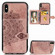 iPhone XS Max  Mandala Embossed Magnetic Cloth PU + TPU + PC Case with Holder & Card Slots & Wallet & Photo Frame & Strap - Rose Gold