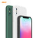 iPhone XS Max ENKAY ENK-PC0722 Hat-Prince Liquid Silicone Straight Edge Shockproof Protective Case + 0.26mm 9H 2.5D Full Glue Full Screen Tempered Glass Film - Light Green