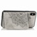 iPhone XS Max  Mandala Embossed Magnetic Cloth PU + TPU + PC Case with Holder & Card Slots & Wallet & Photo Frame & Strap - Gray