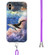 iPhone XS Max 2.0mm Airbag Shockproof TPU Phone Case with Lanyard - Whale