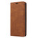 iPhone XS Max Wristband Magnetic Leather Phone Case - Brown