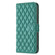 iPhone XS Max Diamond Lattice Wallet Leather Flip Phone Case - Green