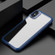 iPhone XS Max iPAKY MG Series Carbon Fiber Texture Shockproof TPU+ Transparent PC Case - Blue