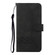 iPhone XS Max Cubic Skin Feel Flip Leather Phone Case - Black