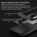 iPhone XS Max iPAKY MG Series Carbon Fiber Texture Shockproof TPU+ Transparent PC Case - Black