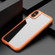 iPhone XS Max iPAKY MG Series Carbon Fiber Texture Shockproof TPU+ Transparent PC Case - Orange