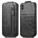 iPhone XS Max Zipper Wallet Vertical Flip Leather Phone Case - Black