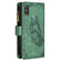 iPhone XS Max Flying Butterfly Embossing Pattern Zipper Horizontal Flip Leather Case with Holder & Card Slots & Wallet - Green