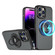 iPhone XS Max Rotating Ring Magnetic Holder Phone Case - Black