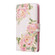 iPhone XS Max Bronzing Painting RFID Leather Case - Rose Flower