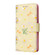 iPhone XS Max Bronzing Painting RFID Leather Case - Yellow Daisy