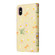 iPhone XS Max Bronzing Painting RFID Leather Case - Yellow Daisy