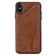 iPhone XS Max Cat Tree Embossing Pattern Shockproof Protective Case with Card Slots & Photo Frame - Brown